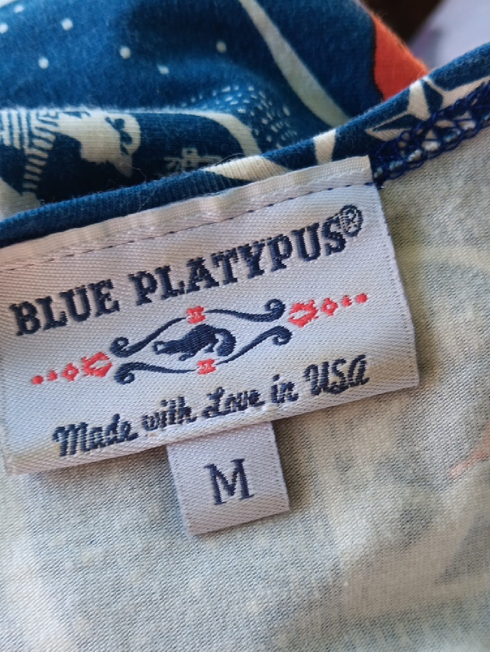 Blue Platypus Blue Bird Dress . Sporty. Beach. - Picture 7 of 10